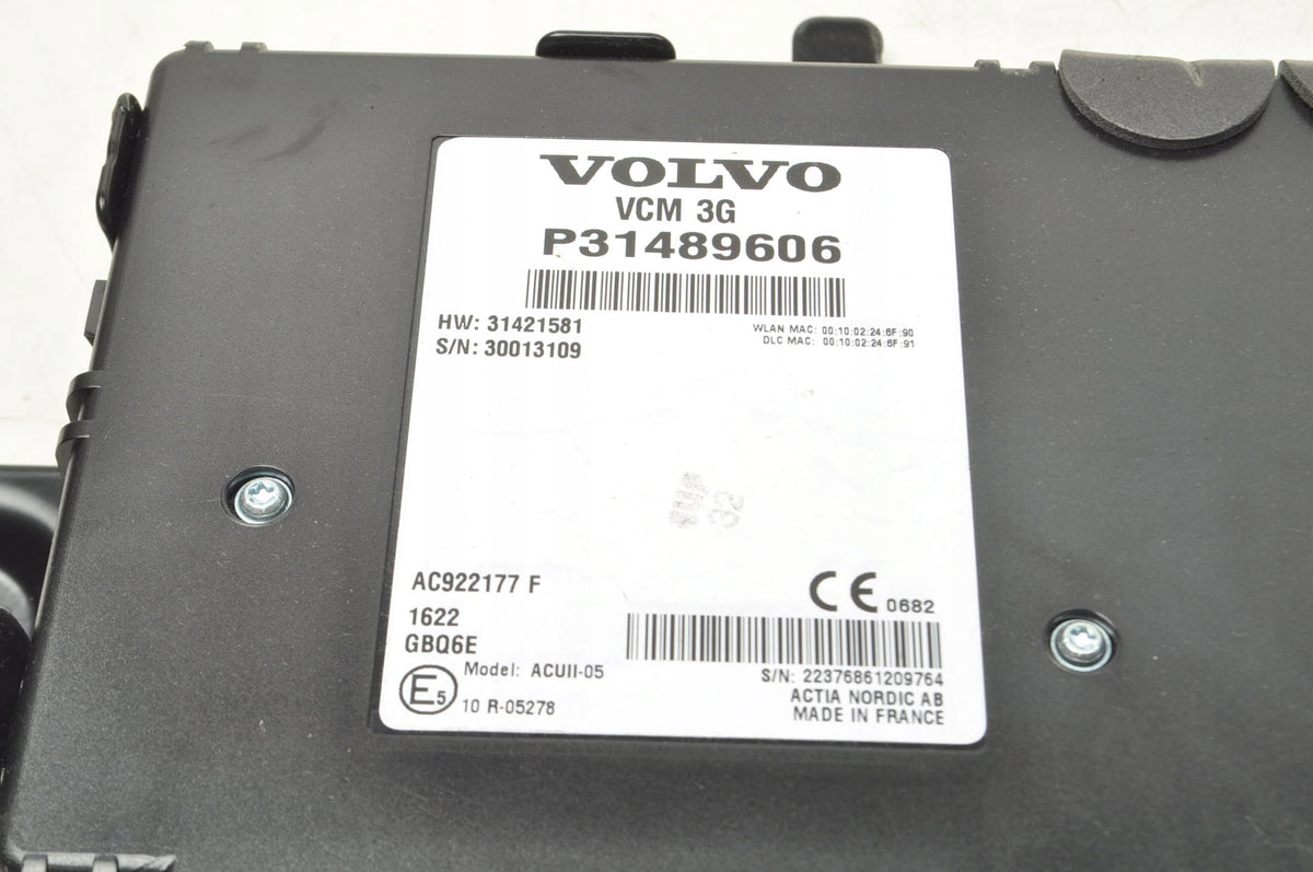 VOLVO XC90 II MODULE DRIVER VCM 31489606