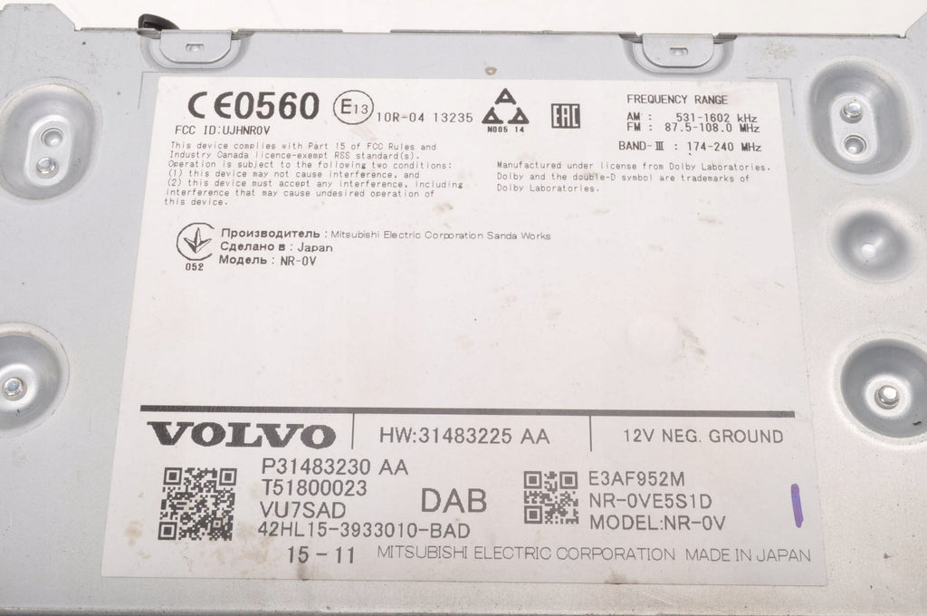 VOLVO XC90 II RADIO 31483225 31483230