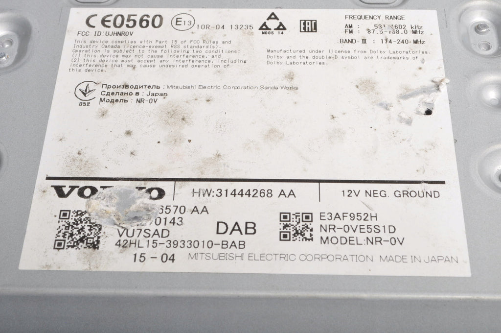 VOLVO XC90 II RADIO NAVIGATION 31444268