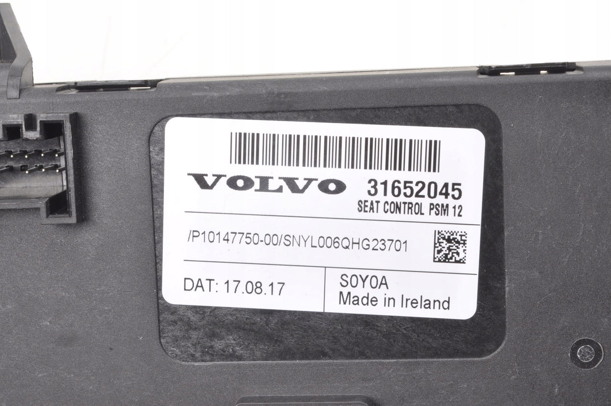 VOLVO XC90 II XC60 V90 S90 S60 V60 SEAT CONTROL MODULE 31652045