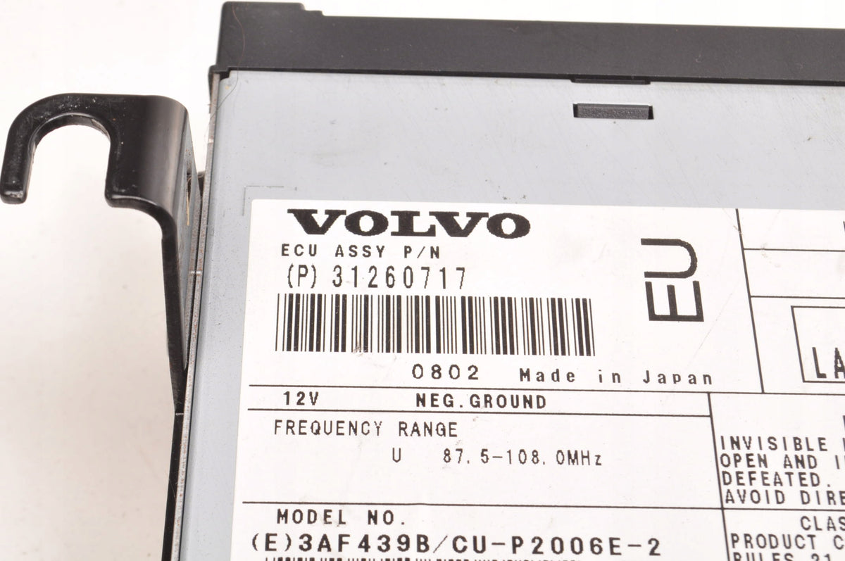VOLVO XC90 NAVIGATION PLATE READER 31260717 LIFT