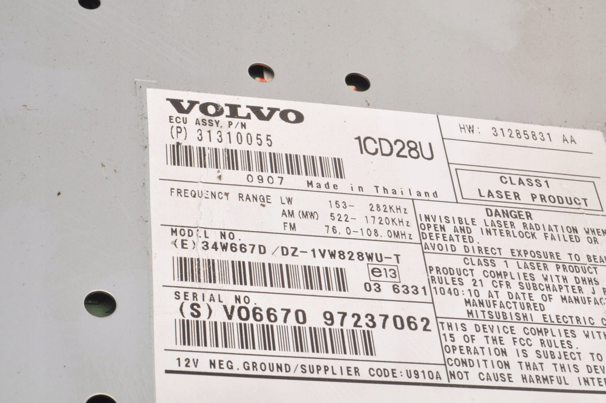 VOLVO XC90 RADIO 31310055 LIFT