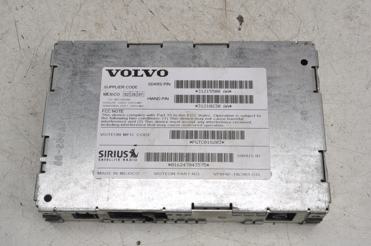 VOLVO XC90 RADIO TUNER 31210230