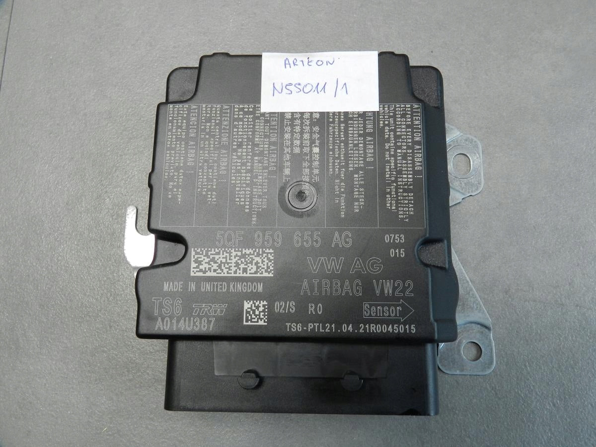 VW ARTEON SENSOR MODULE AIRBAG 5QF959655A