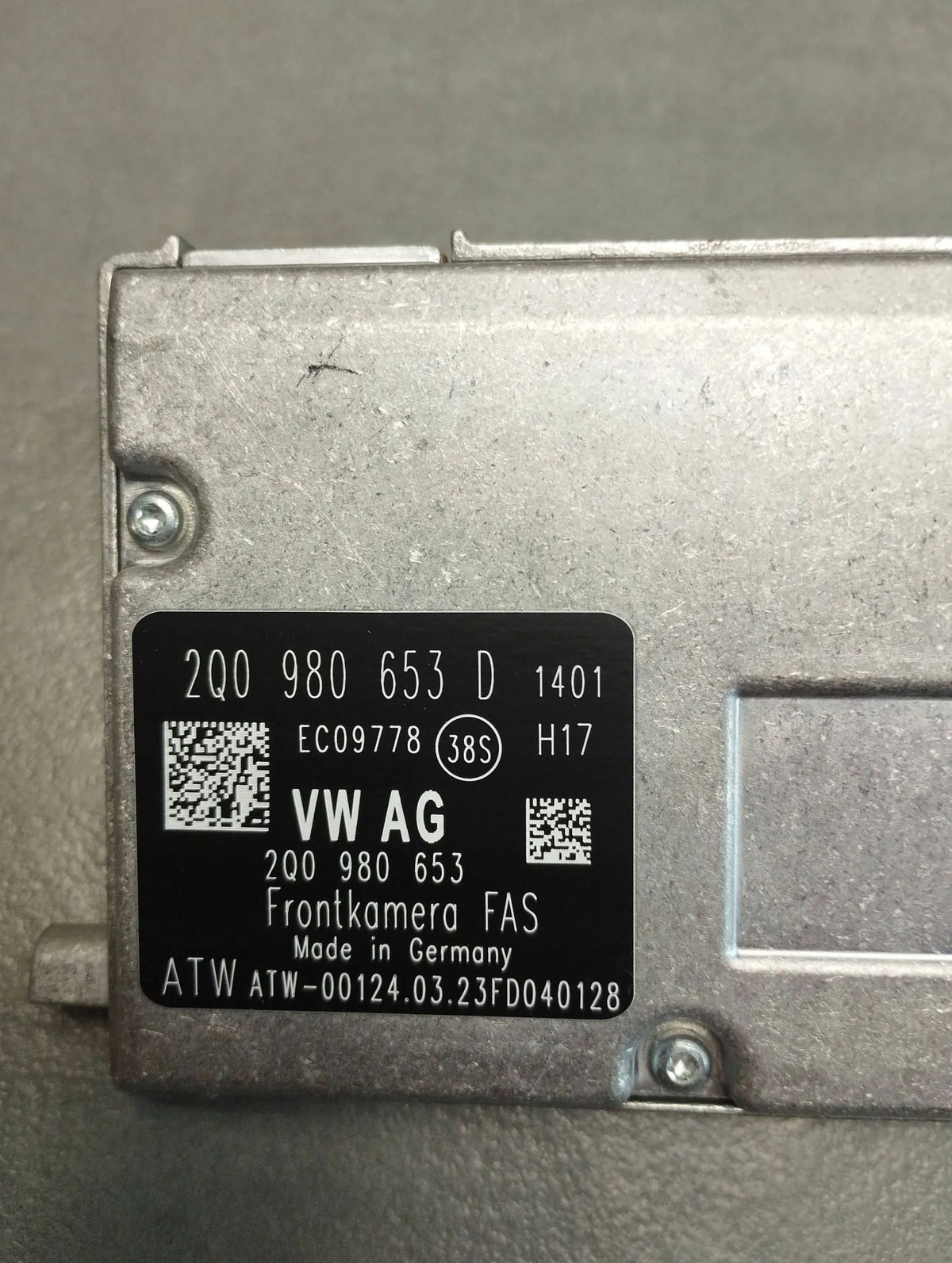 VW Arteon BELT CHANGE ASSISTANT 2Q0980653D