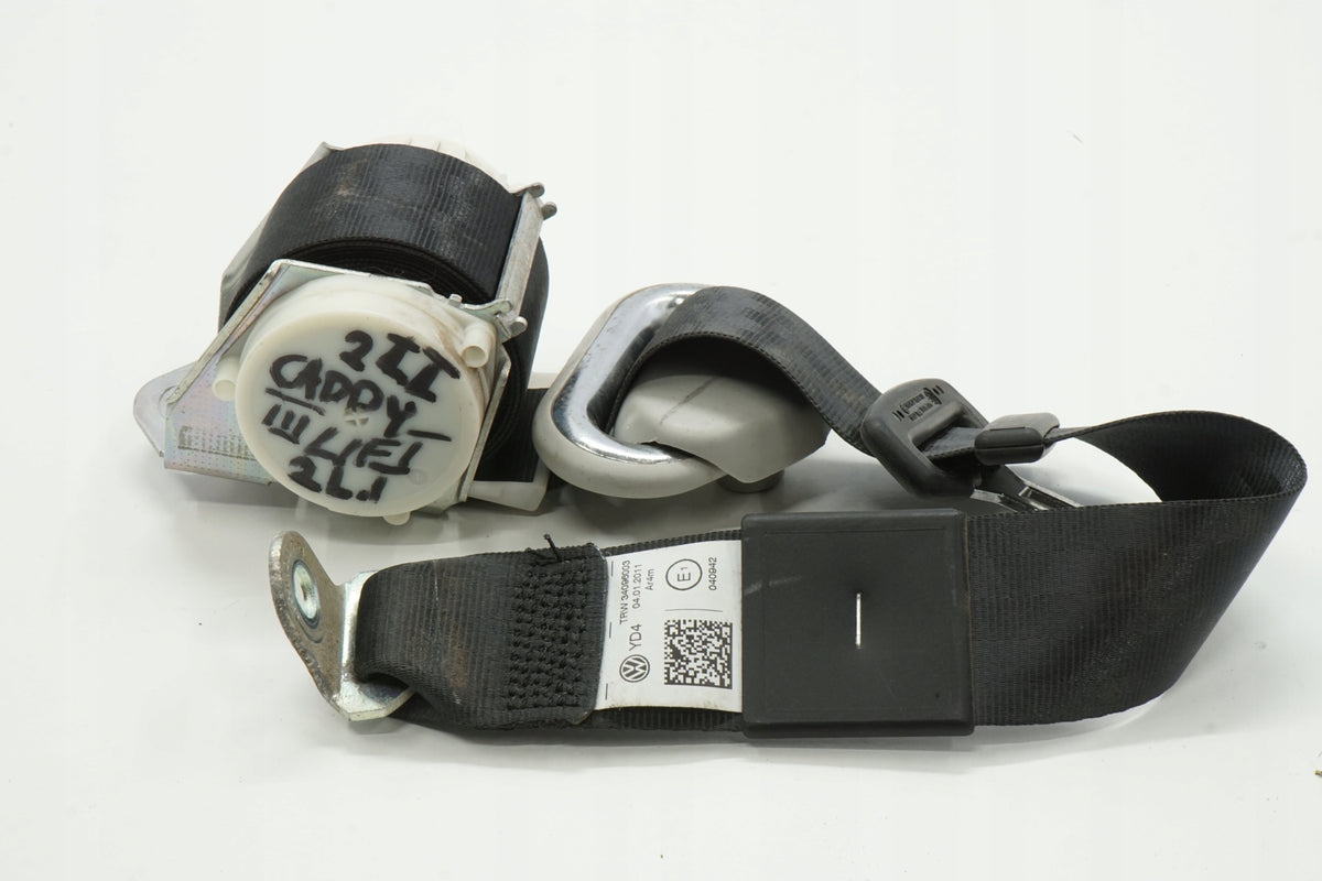 VW CADDY III MAXI LIFT 11R SEAT BELT LEFT REAR 2K5857811