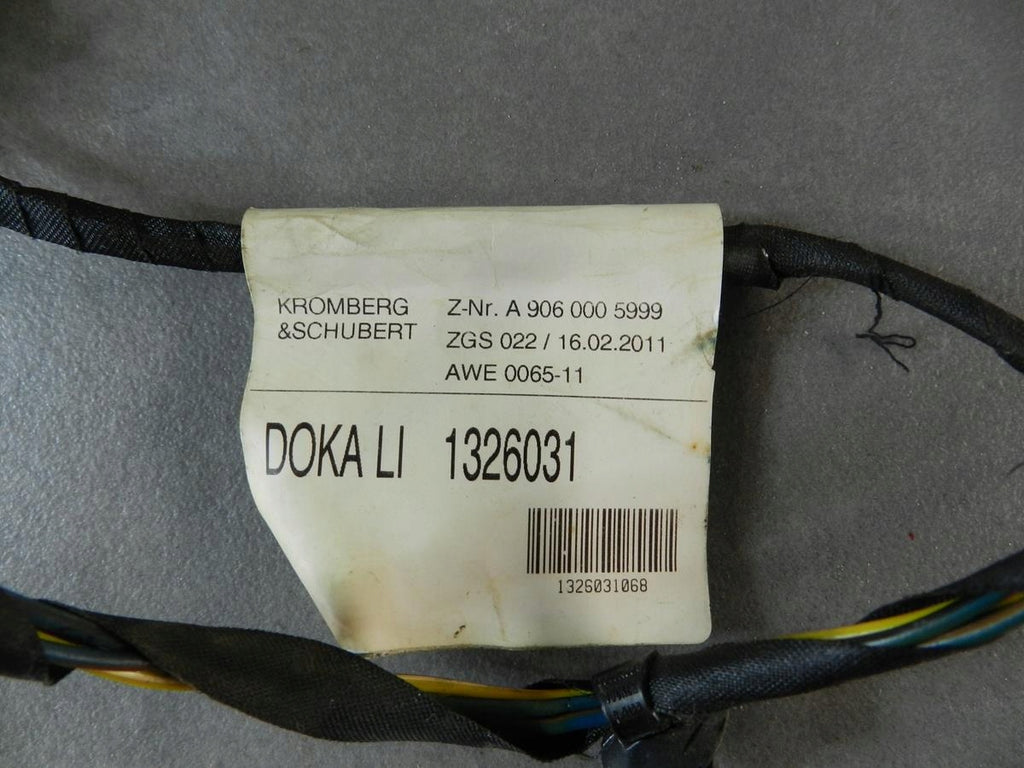 VW CRAFTER DOOR HARNESS LEFT REAR A9060005999