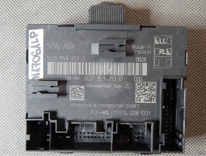 VW GOLF 7 SPORTSVAN DOOR MODULE LEFT LP 5Q0959393B