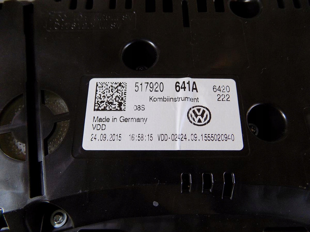 VW GOLF SPORTSVAN TDI COUNTER CLOCKS 517920641A