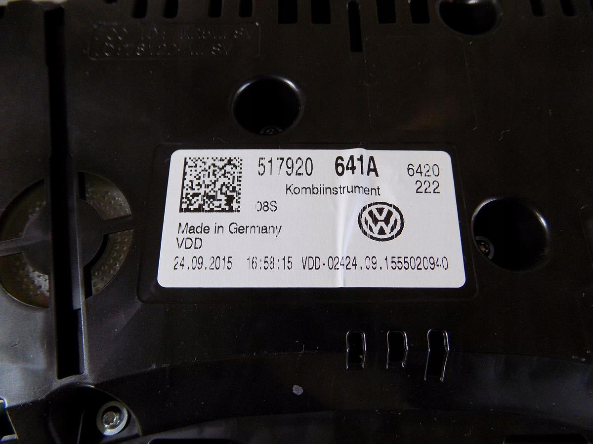 VW GOLF SPORTSVAN TDI COUNTER CLOCKS 517920641A