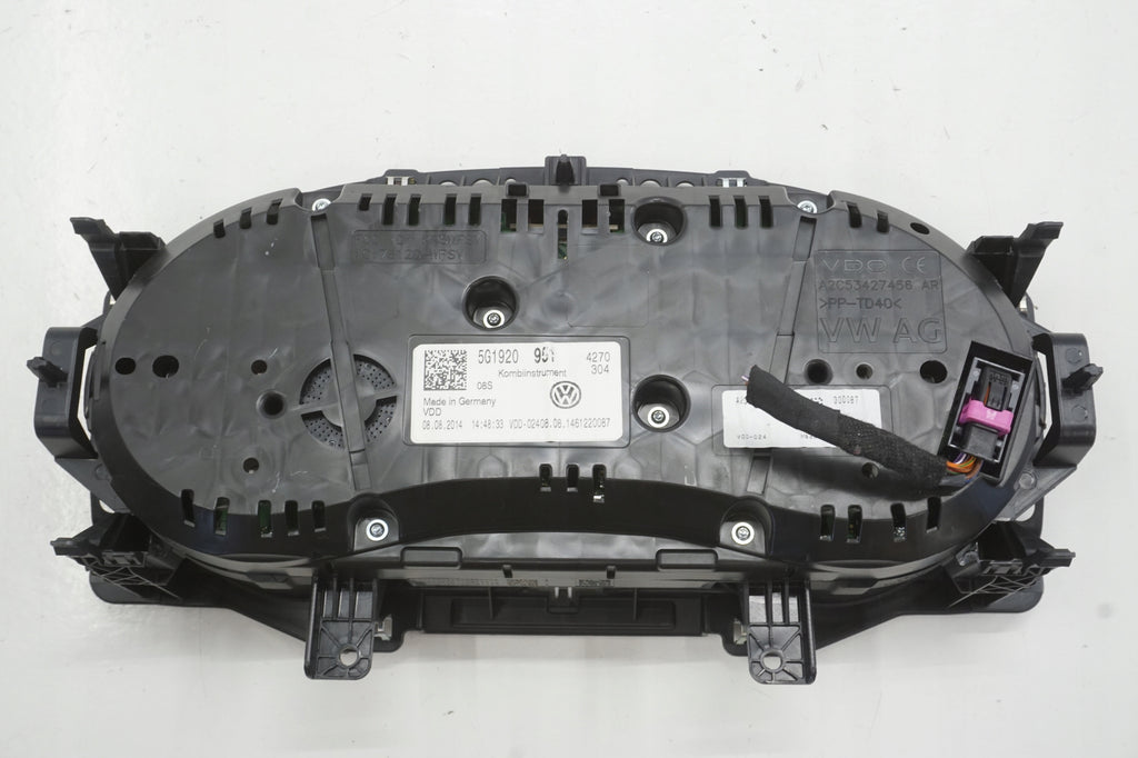 VW GOLF VII 14R COUNTER CLOCK 2.0TDI ANGLIK UK 5G1920951