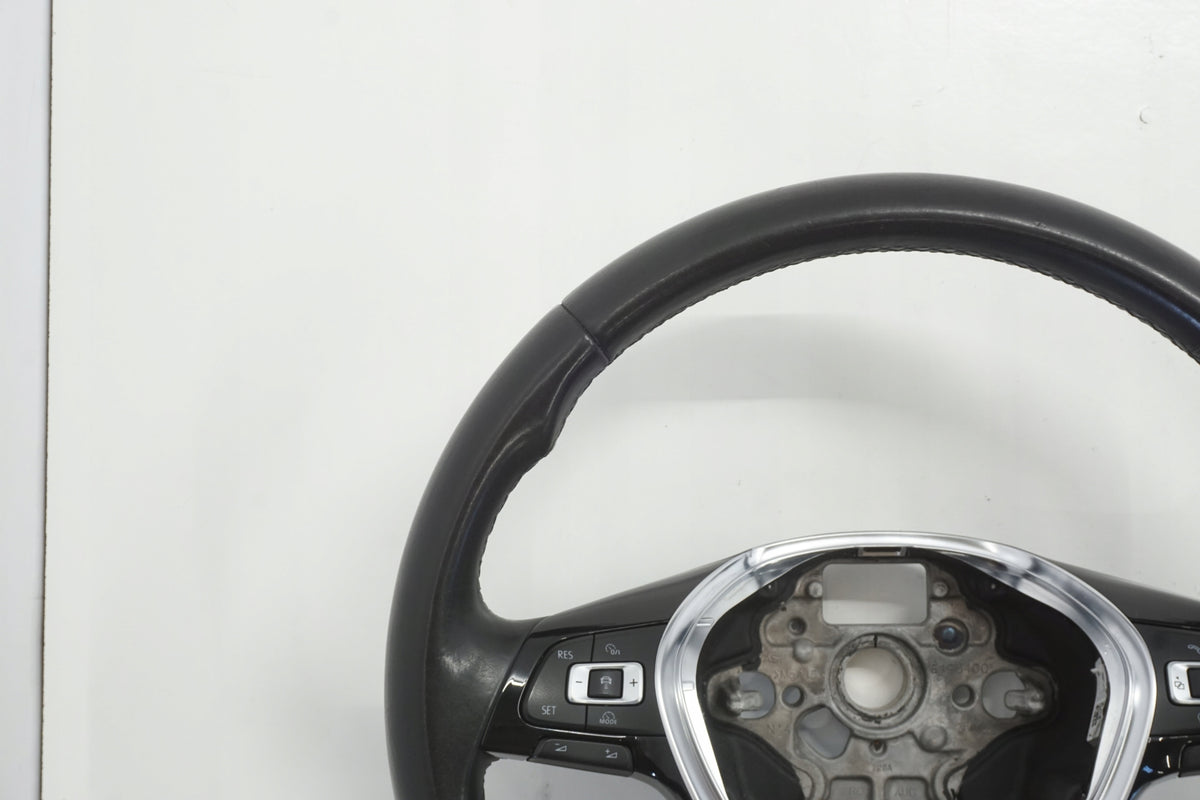 VW GOLF VII 14R STEERING WHEEL MULTIFUNCTION LEATHER CRUISE CONTROL 622995100A 5G0419091