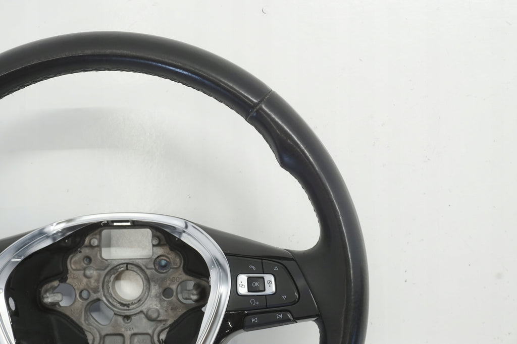 VW GOLF VII 14R STEERING WHEEL MULTIFUNCTION LEATHER CRUISE CONTROL 622995100A 5G0419091