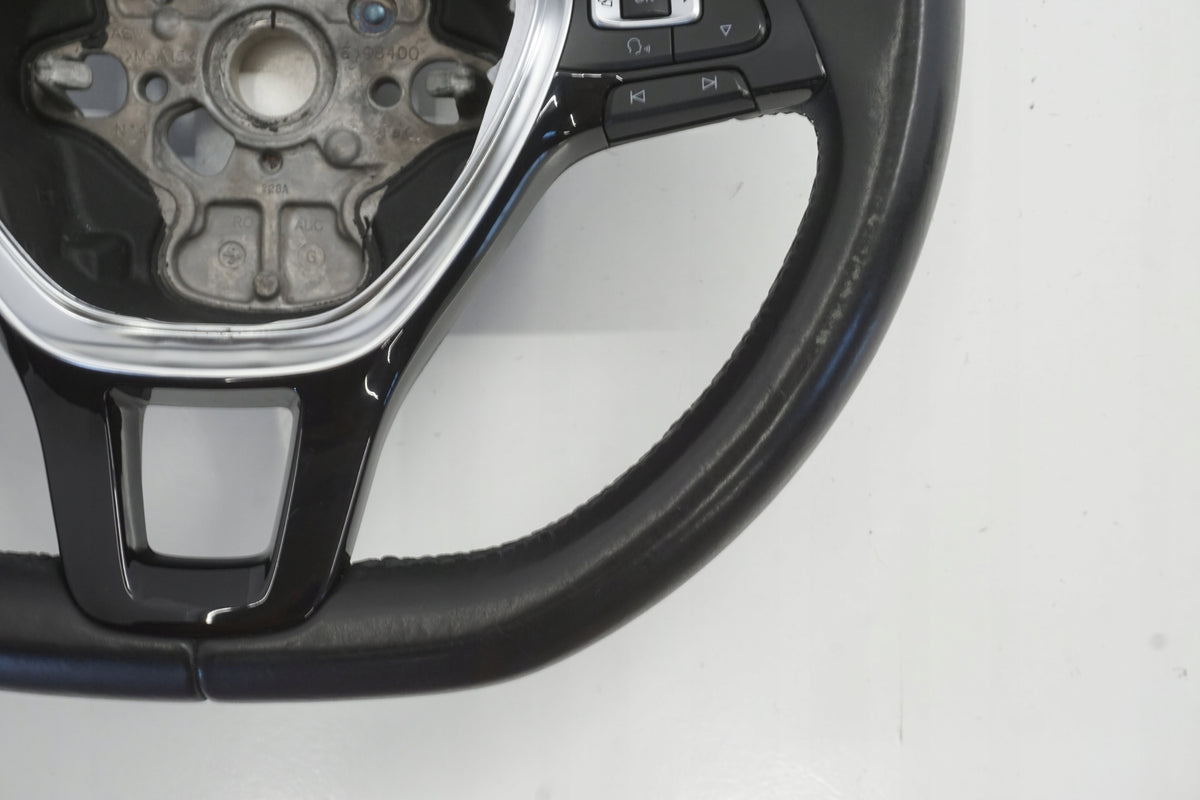 VW GOLF VII 14R STEERING WHEEL MULTIFUNCTION LEATHER CRUISE CONTROL 622995100A 5G0419091