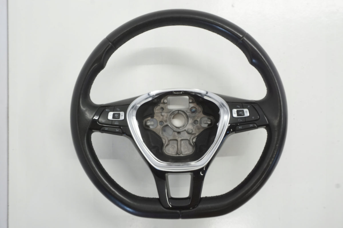 VW GOLF VII 14R STEERING WHEEL MULTIFUNCTION LEATHER CRUISE CONTROL 622995100A 5G0419091