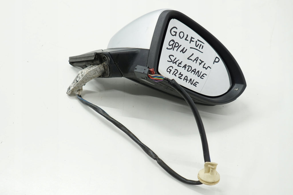 VW GOLF VII 5D HB 15R MIRROR RIGHT 9PIN LA7W ANGLIK UK