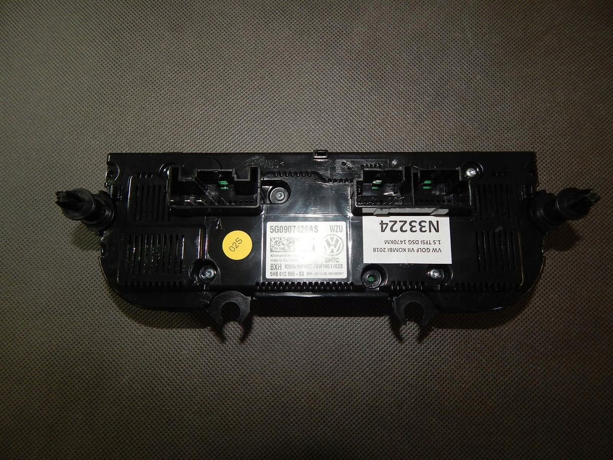 VW GOLF VII AIR CONDITIONING PANEL 5G0907426AS