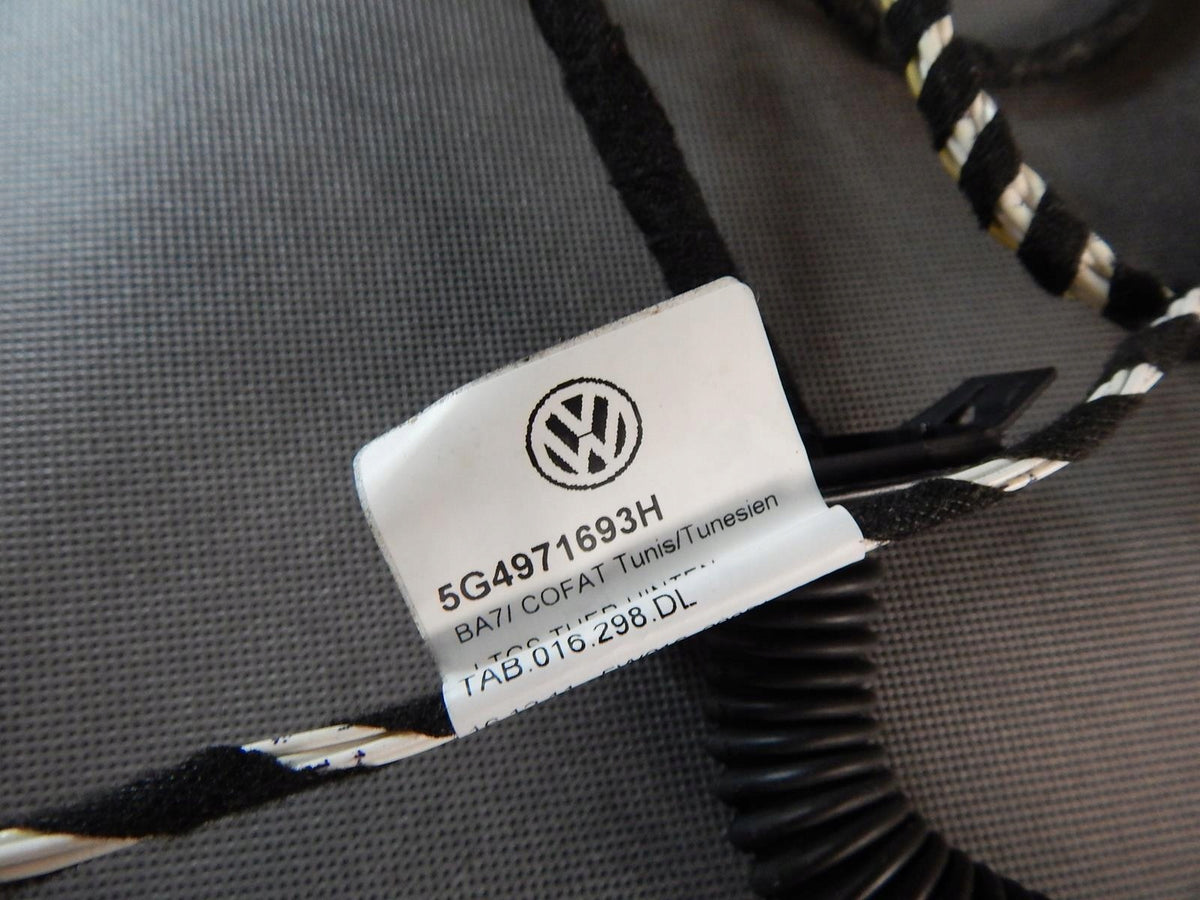 VW GOLF VII DOOR HARNESS LEFT REAR 5G4971693H