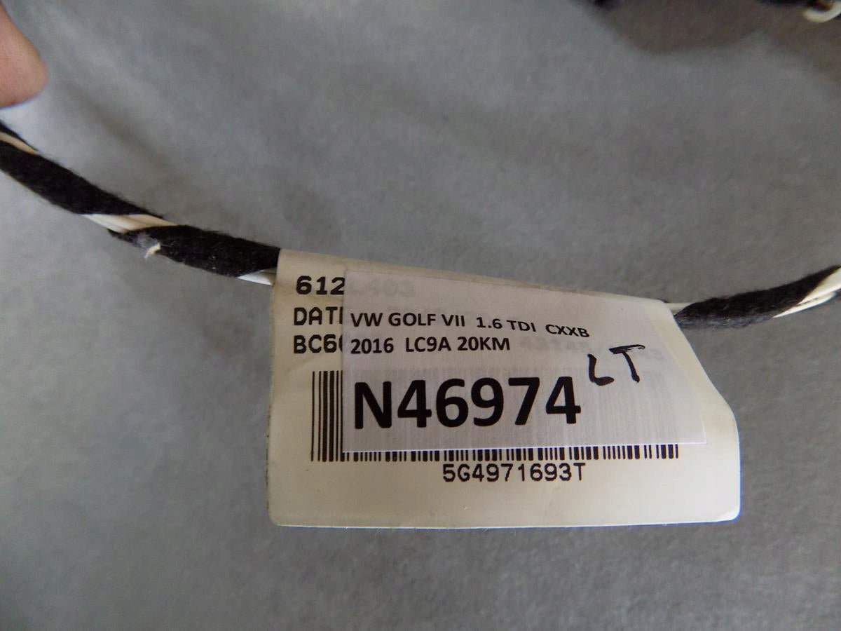 VW GOLF VII DOOR HARNESS LEFT REAR 5G4971693T