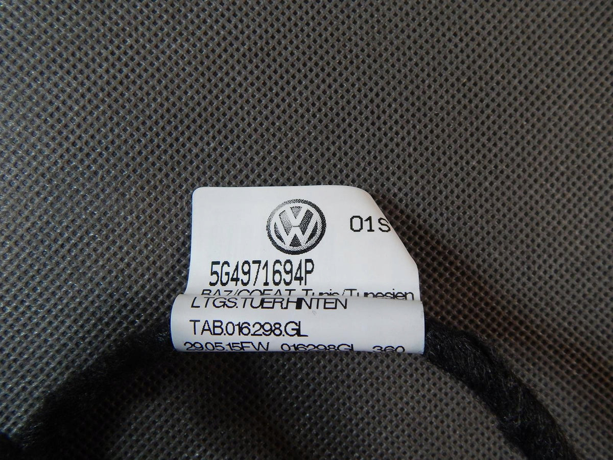 VW GOLF VII DOOR HARNESS RIGHT REAR 3G0971694P