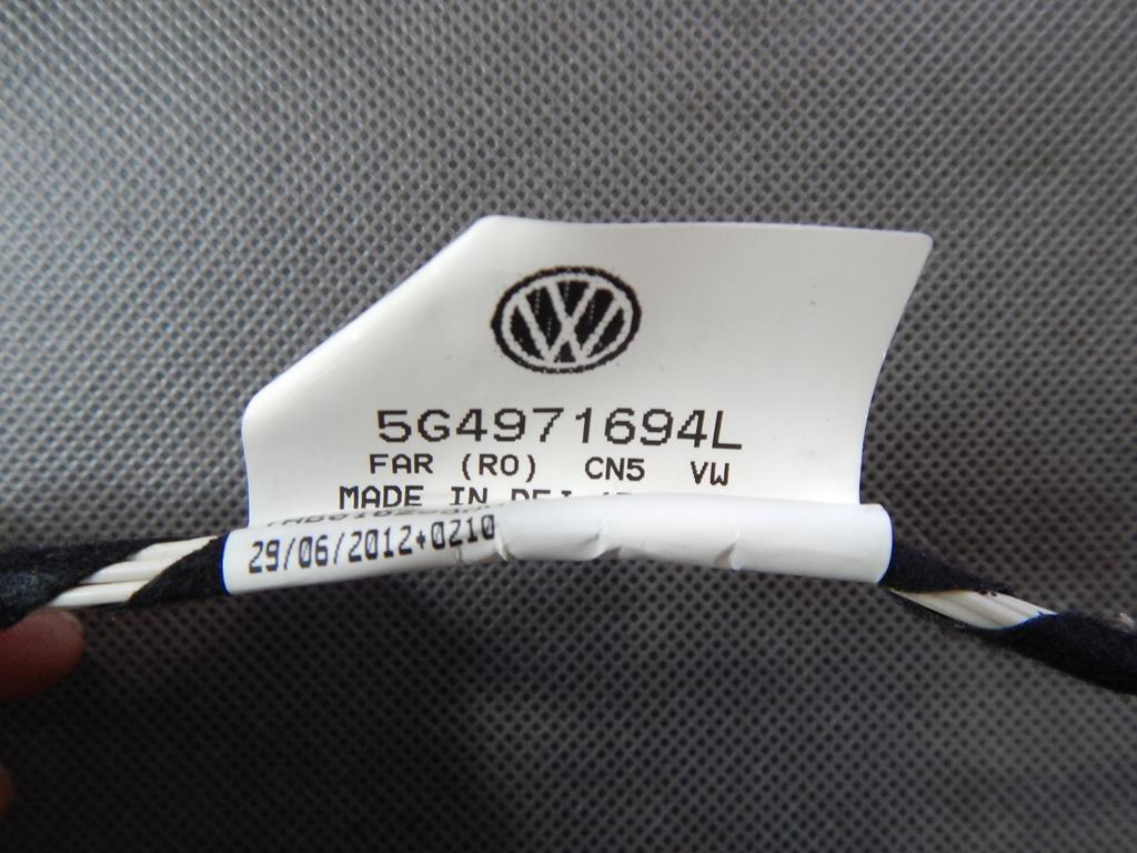 VW GOLF VII DOOR HARNESS RIGHT REAR 5G4971694L