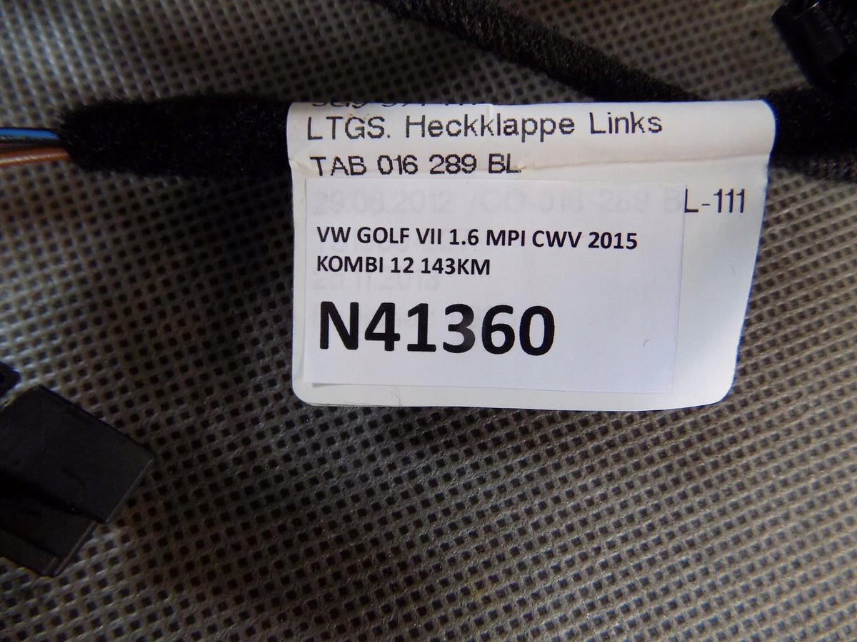 VW GOLF VII FLAP INSTALLATION REAR 5G9971147B