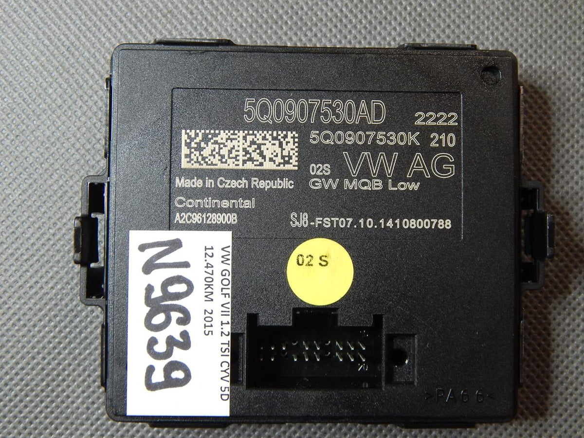 VW GOLF VII GATEWAY MODULE 5Q0907530AD