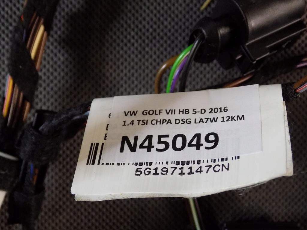 VW GOLF VII HB FLAP HARNESS REAR 5G1971147CN