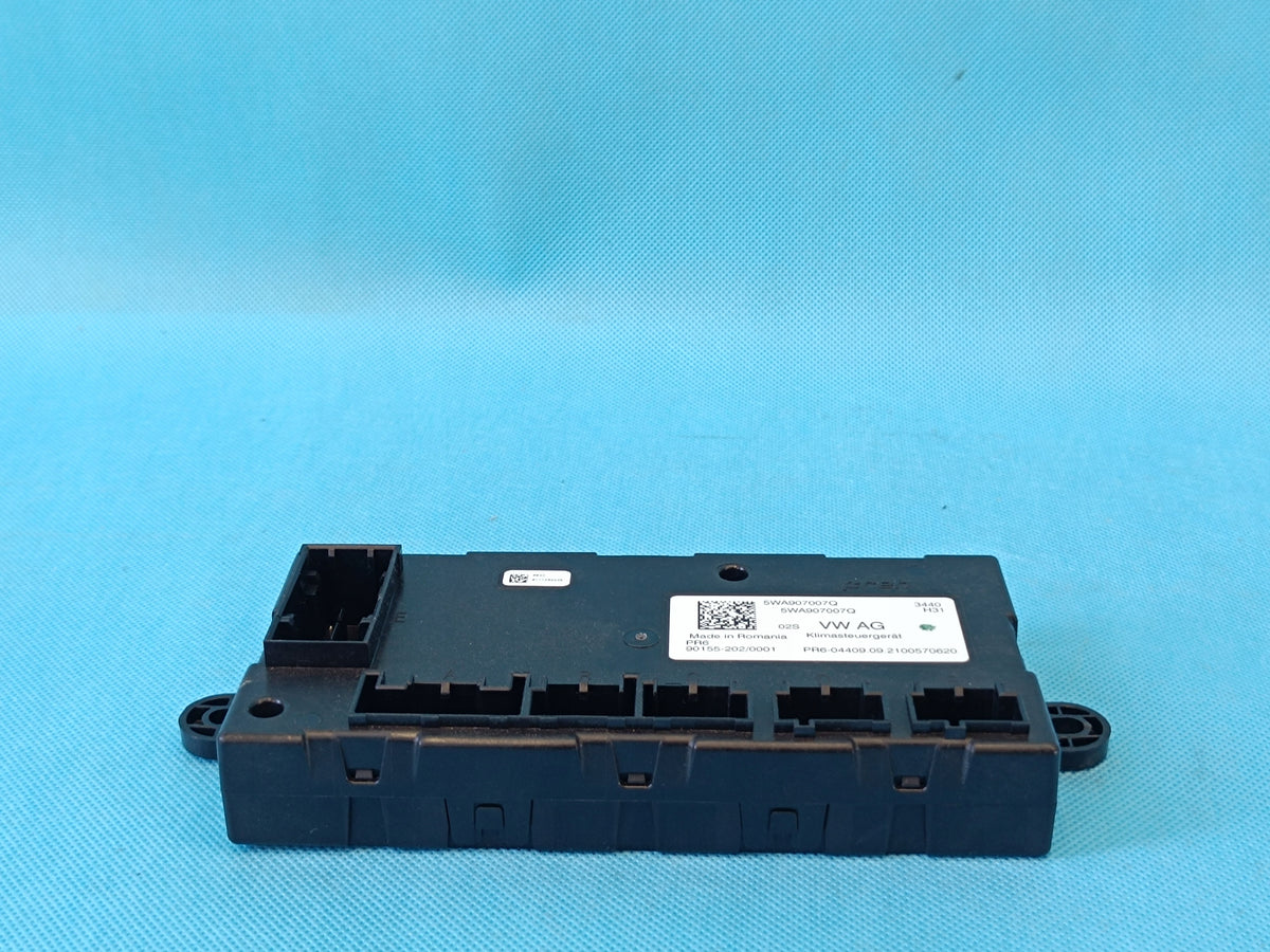 VW GOLF VIII 8 VARIANT 2.0TDI 2022R MODULE AIR CONDITIONING CONTROLLER 5WA907007Q