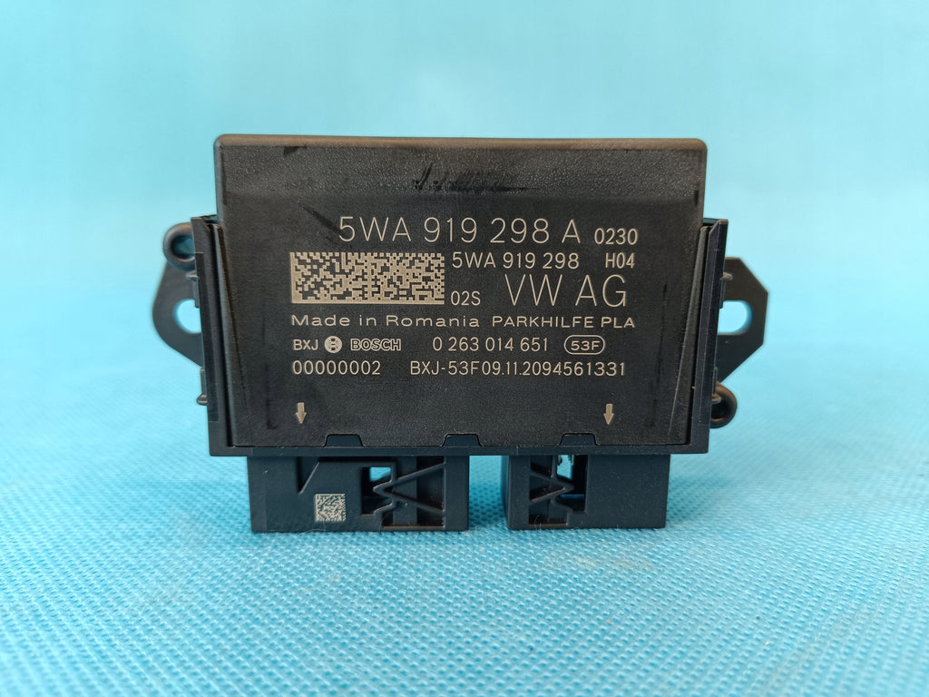 VW GOLF VIII VARIANT 1.5 e-TSI 110KW 2021 R MODULE CONTROLLER PDC 5WA919298A