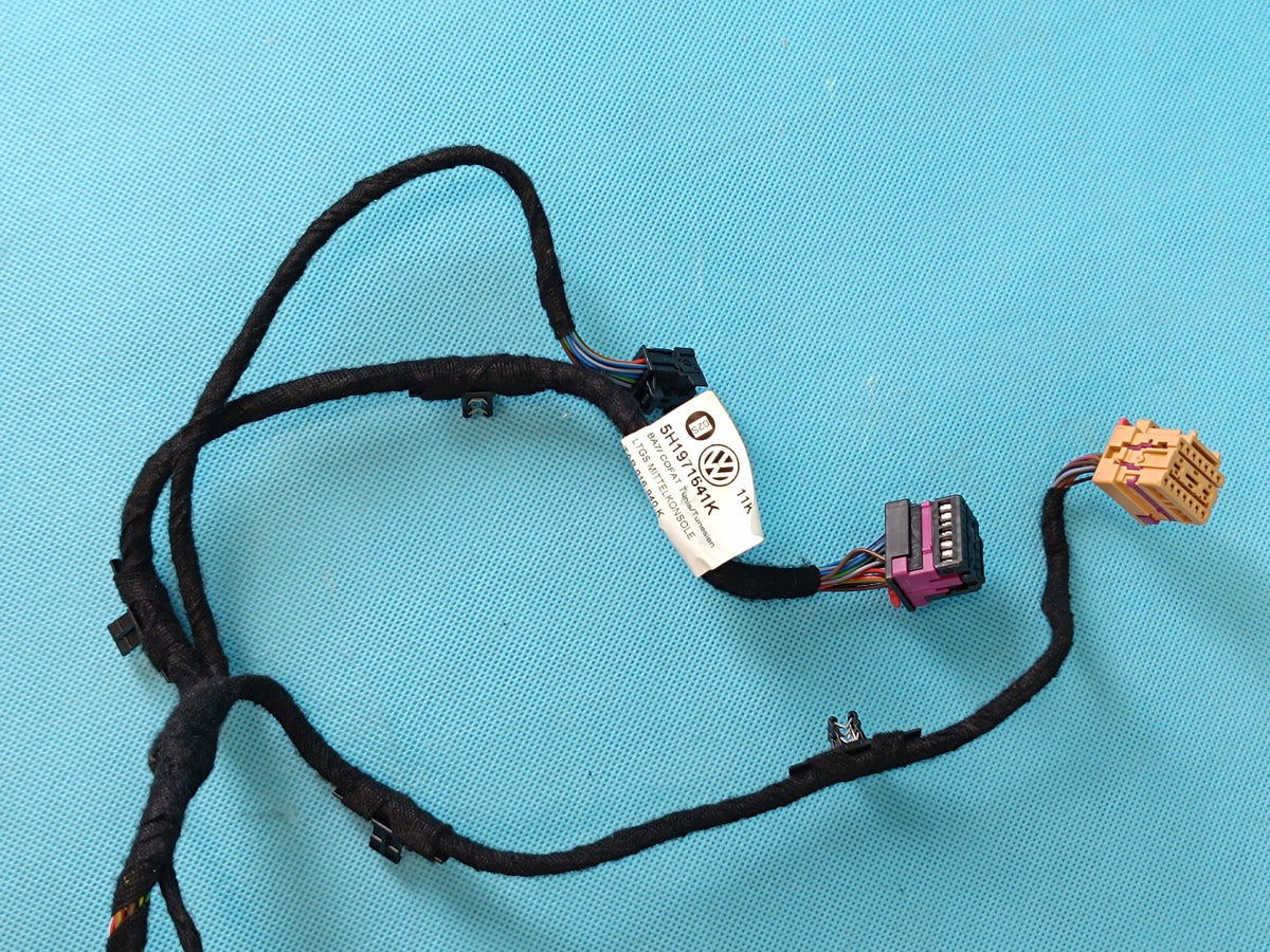 VW GOLF VIII VARIANT 2022R CENTER CONSOLE ELECTRICAL HARNESS 5H1971641K