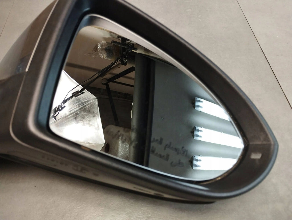 VW Golf VII 7 R MIRROR RIGHT 8 PIN CHROME