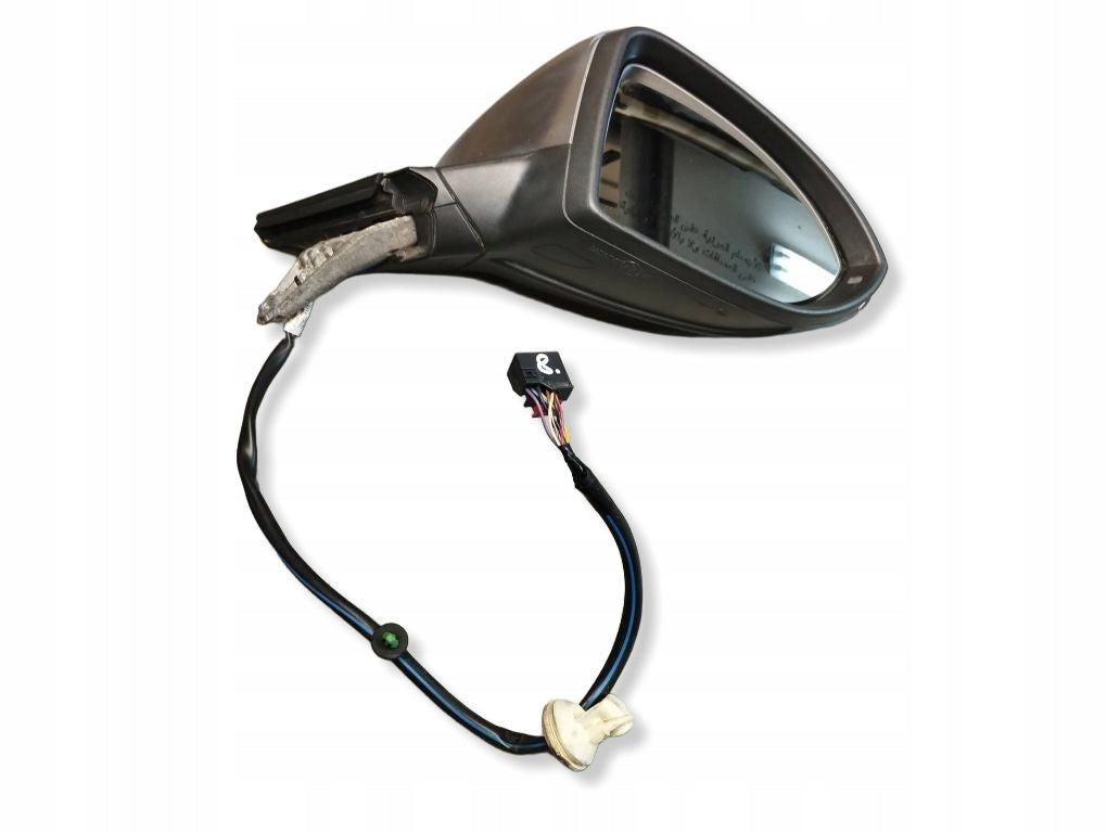 VW Golf VII 7 R MIRROR RIGHT 8 PIN CHROME