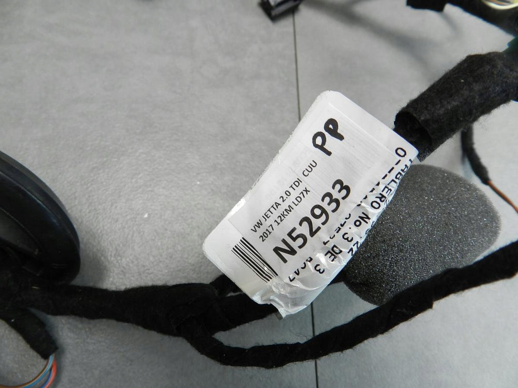 VW JETTA 5C DOOR HARNESS RIGHT FRONT 5CU971121DG