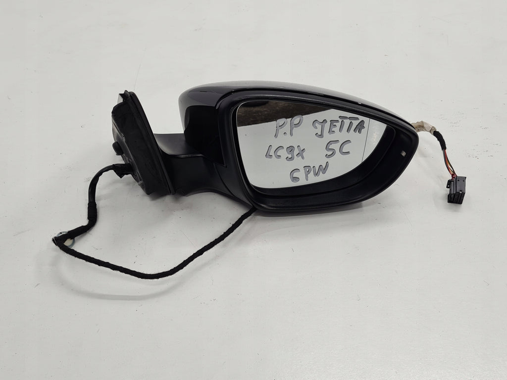 VW JETTA 5C MIRROR RIGHT 6PIN LC9X ENGLISH