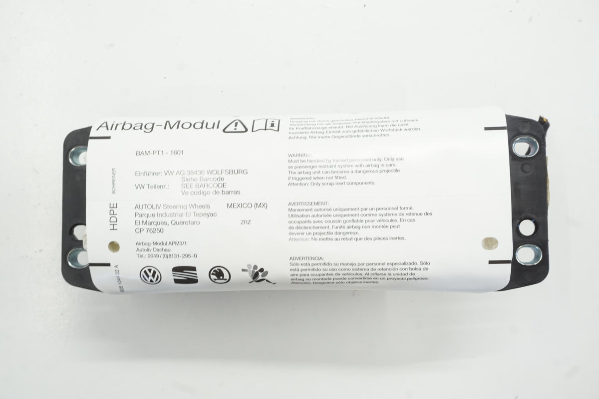 VW JETTA V 1K 05-11 PASSENGER AIRBAG