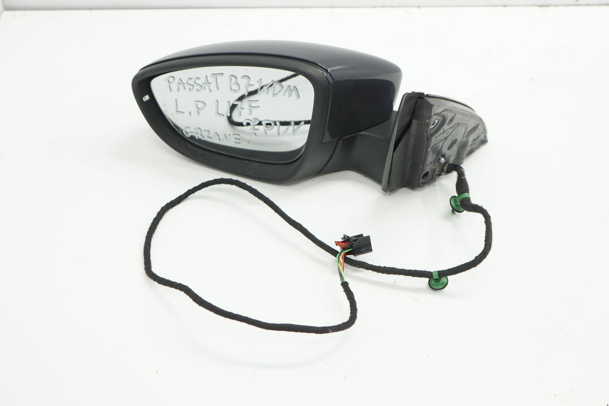 VW PASSAT B7 12R MIRROR LEFT 7PIN ENGLISH LI7F