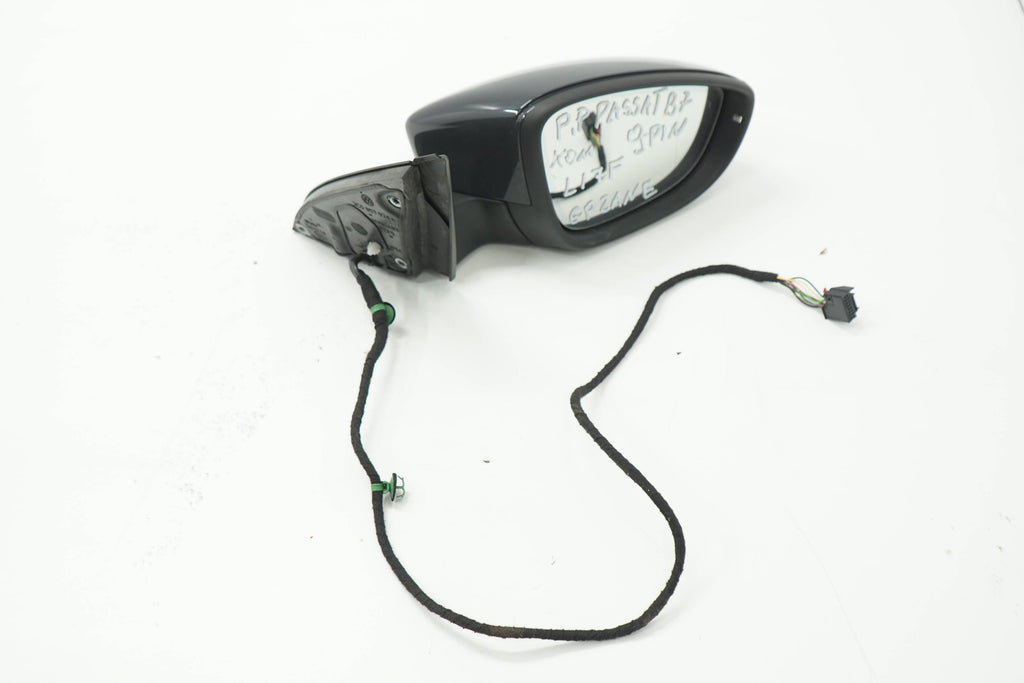VW PASSAT B7 12R MIRROR RIGHT 9PIN LI7F ENGLISH
