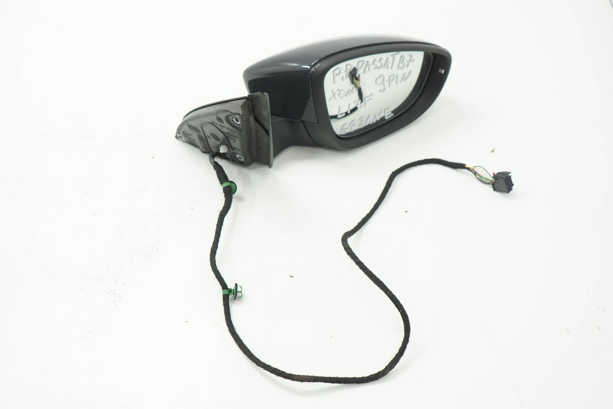 VW PASSAT B7 12R MIRROR RIGHT 9PIN LI7F ENGLISH