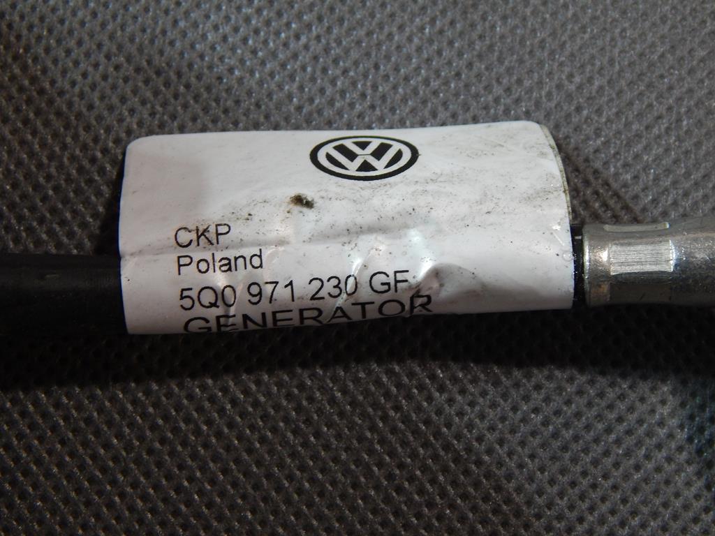 VW PASSAT B8 1.6 ALTERNATOR HARNESS 5Q0971230GF