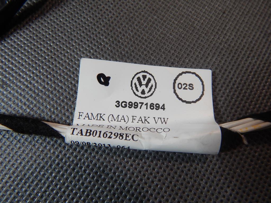 VW PASSAT B8 DOOR HARNESS RIGHT REAR 3G9971694
