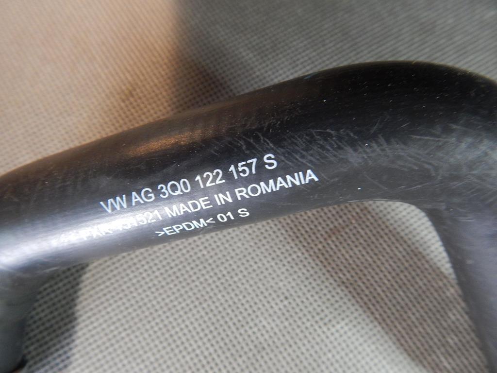 VW PASSAT B8 PIPE WATER LINE 3Q0122157S