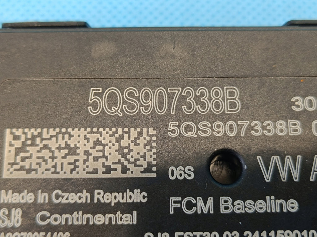 VW PASSAT B9 VARIANT 2.0 TDI 110KW 2024R GATEWAY CONTROLLER MODULE 5QS907338B