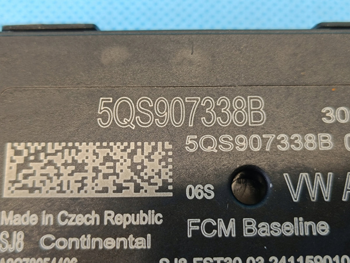 VW PASSAT B9 VARIANT 2.0 TDI 110KW 2024R GATEWAY CONTROLLER MODULE 5QS907338B