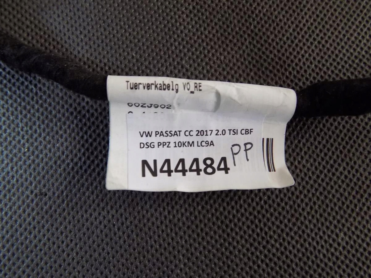 VW PASSAT CC UPHOLSTERY BEAM RIGHT P 3C8971558BC