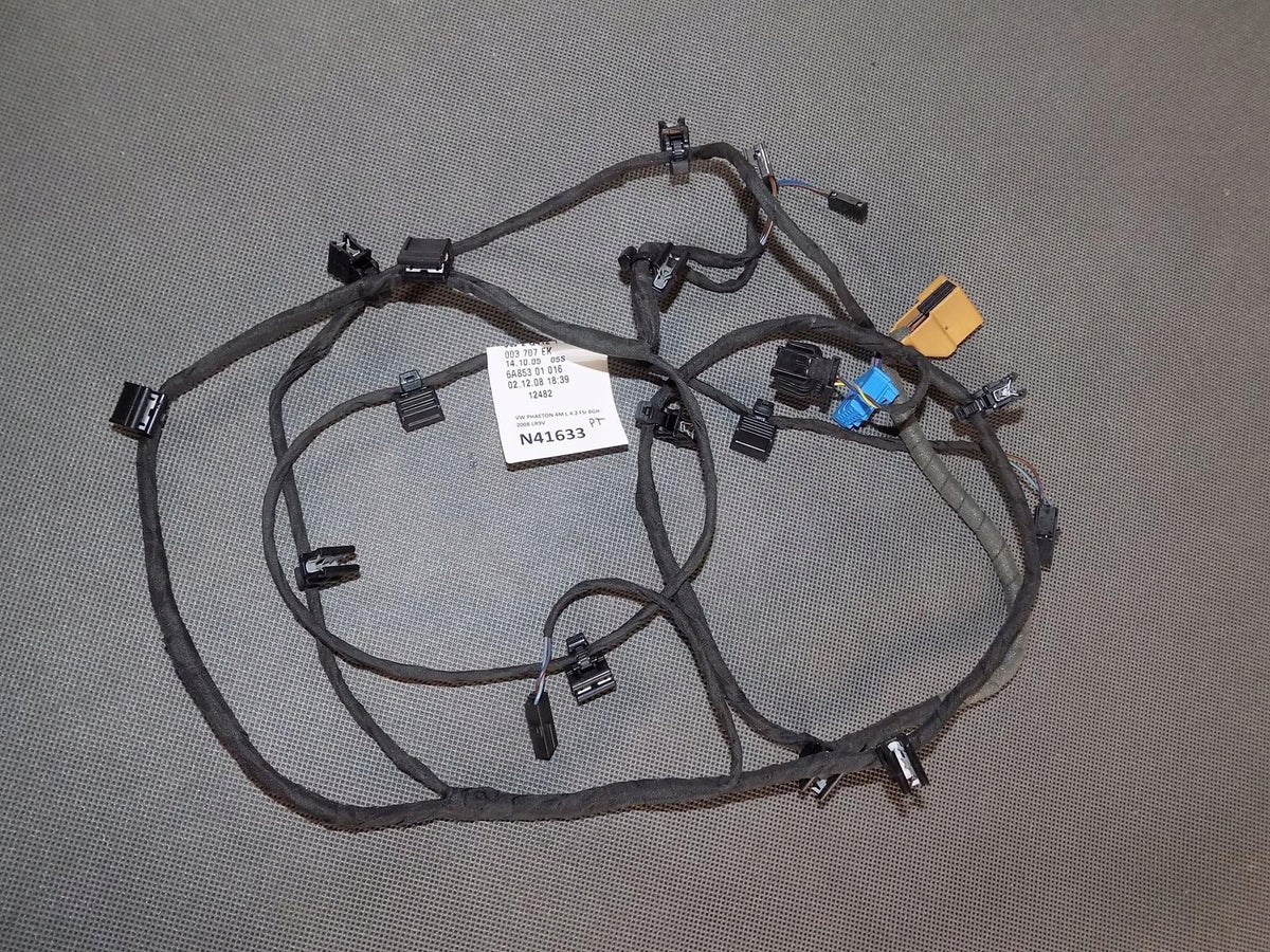 VW PHAETON DOOR HARNESS RIGHT REAR 3D7971694J