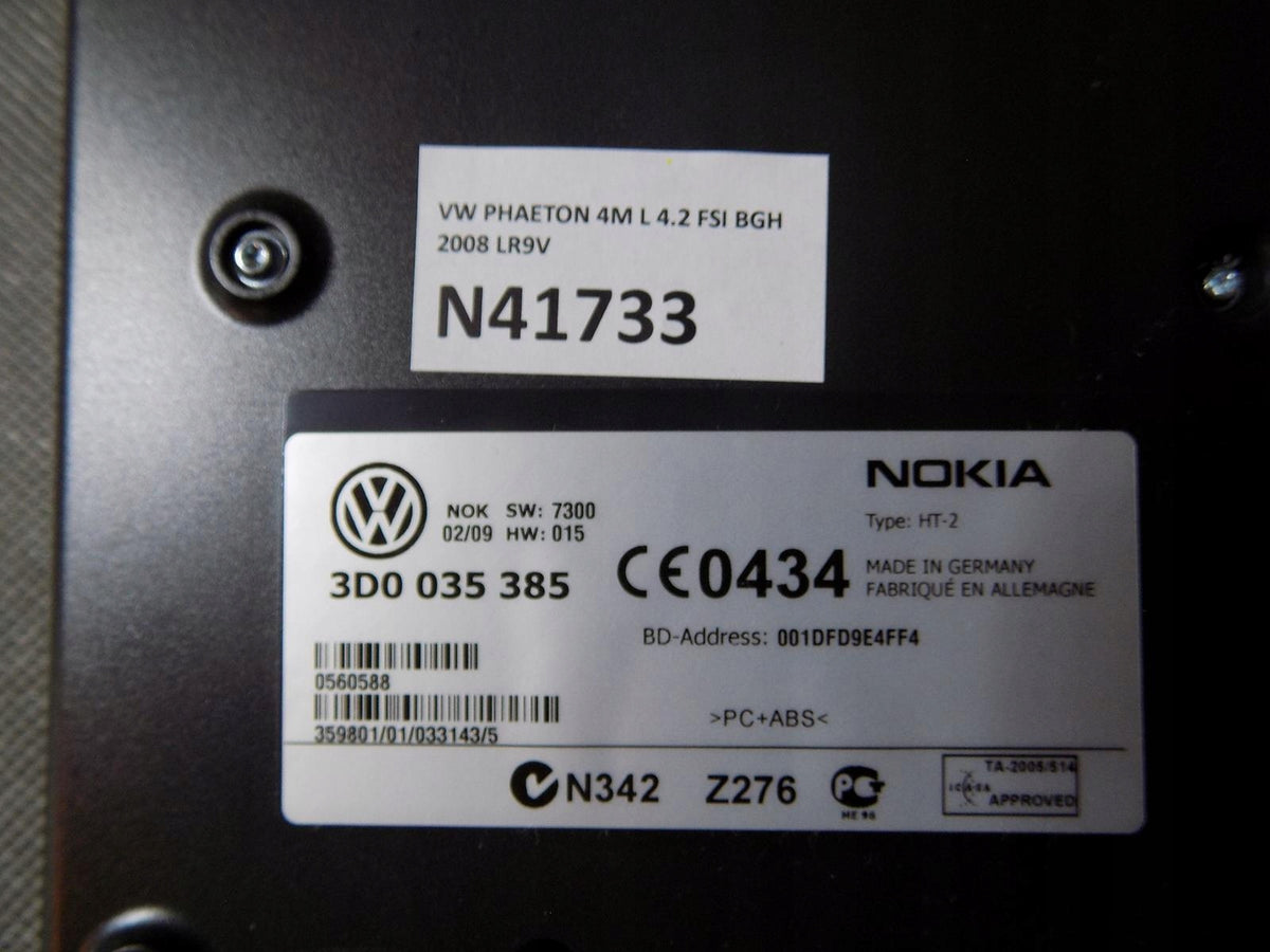 VW PHAETON MODULE CONTROLLER 3D0035385