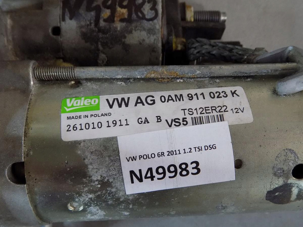 VW POLO 6R STARTER 0AM911023K