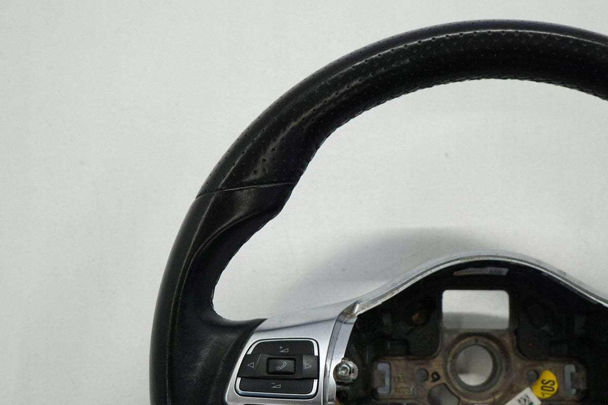 VW SCIROCCO 13R STEERING WHEEL LEATHER BLACK MULTI 5K0998537B 1K8419091T