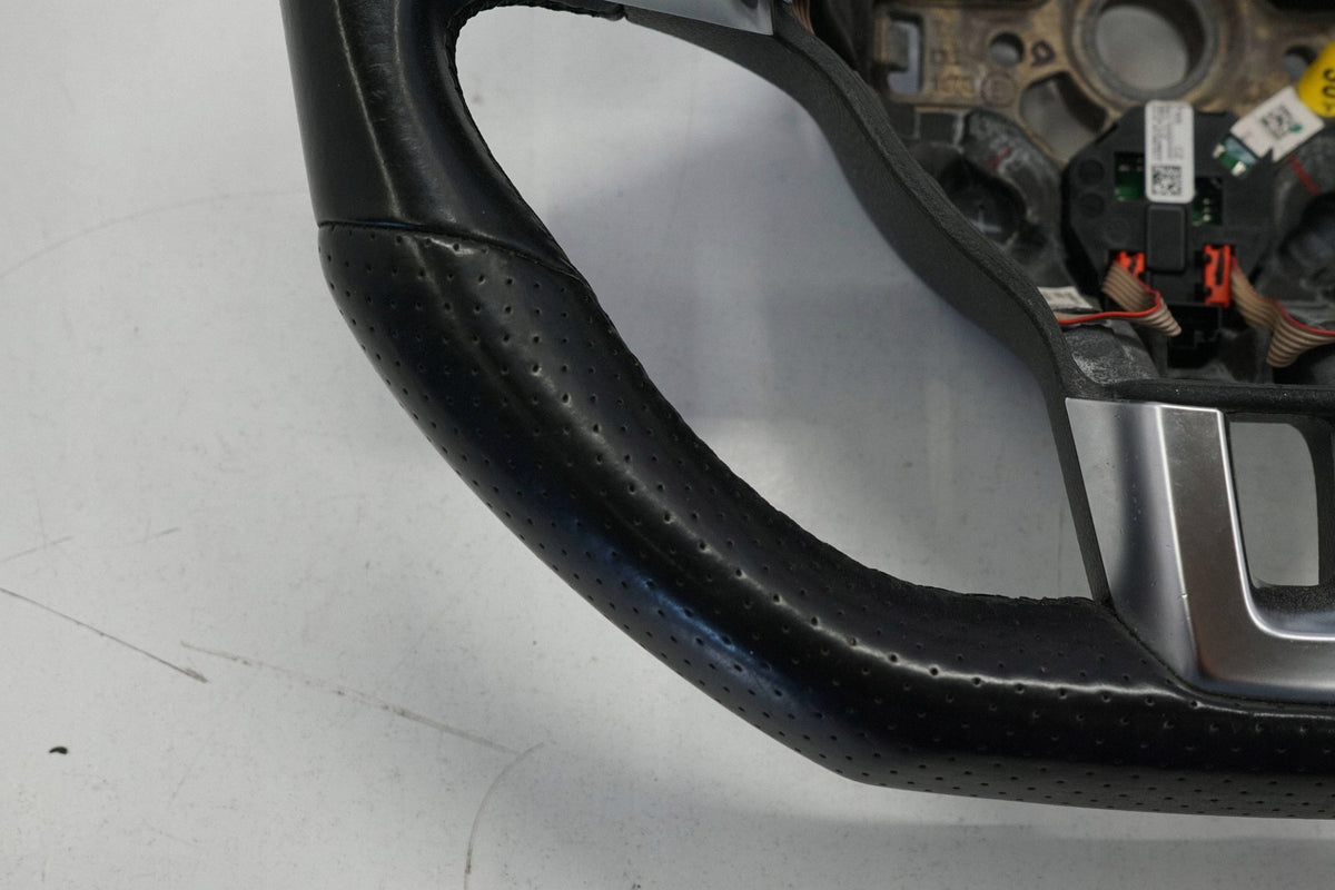 VW SCIROCCO 13R STEERING WHEEL LEATHER BLACK MULTI 5K0998537B 1K8419091T